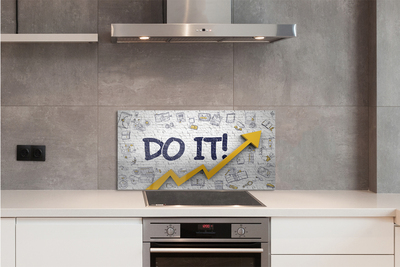 Szklany Panel Motywujące Hasło 