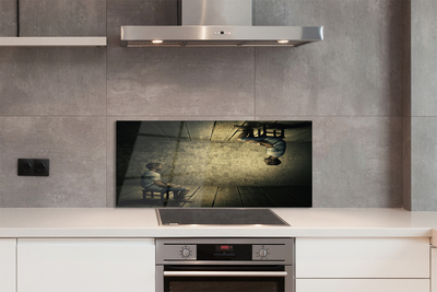 Szkło do Kuchni na Ścianę Lustrzane Odbicie Rzeczywistości