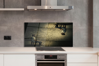 Szkło do Kuchni na Ścianę Lustrzane Odbicie Rzeczywistości