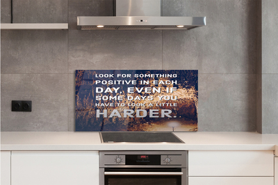 Szkło Ozdobne do Kuchni Napis w Jaskini