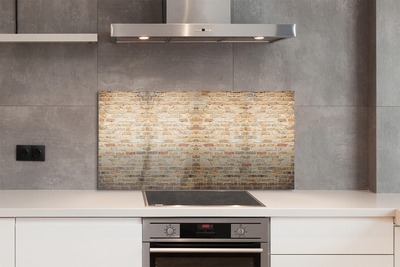 Szklany Panel Loftowy Akcent Ceglany