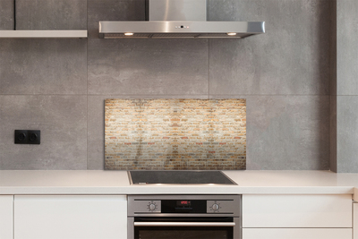 Szklany Panel Loftowy Akcent Ceglany