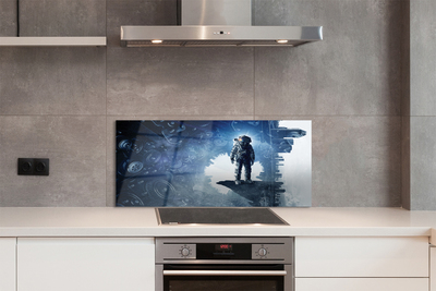 Szklany Panel Miasto Maszyn i Postać