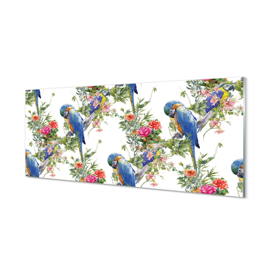 Panel Szklany Wiosenny Śpiew wśród Kwiatów