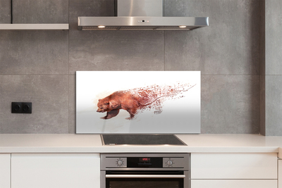 Panel nad Blat Kuchenny Sylwetka Niedźwiedzia