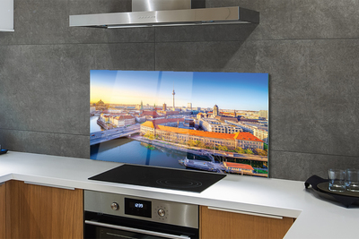 Panel Szklany Berlińskie Mosty nad Rzeką