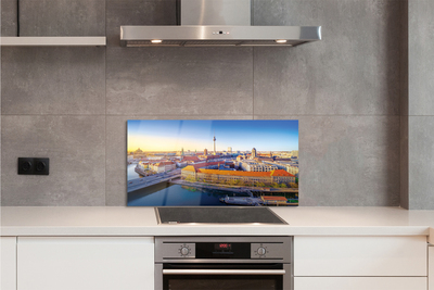 Panel Szklany Berlińskie Mosty nad Rzeką