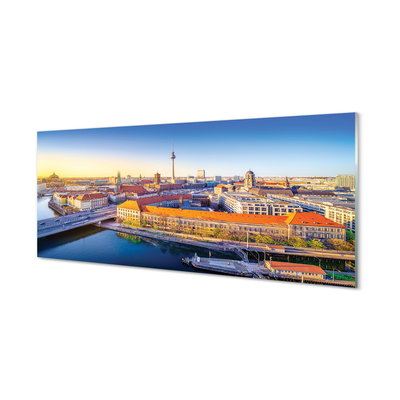 Panel Szklany Berlińskie Mosty nad Rzeką