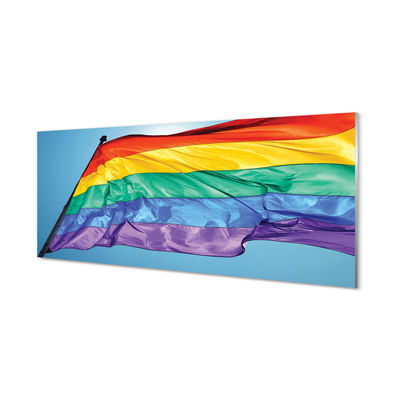 Szklany Panel Kolorowa flaga