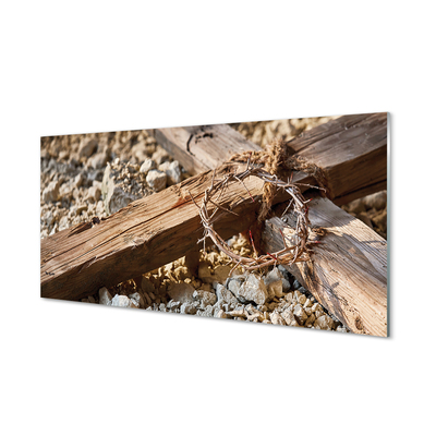 Szklany Panel Krzyż, Skały i Ciernie