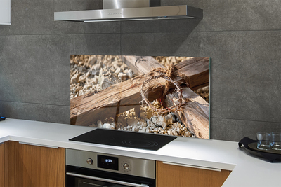 Szklany Panel Krzyż, Skały i Ciernie