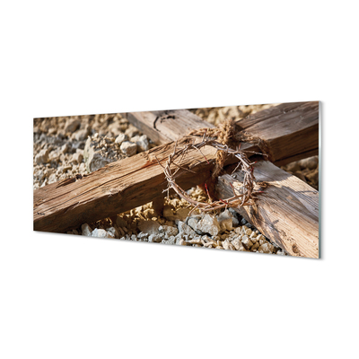 Szklany Panel Krzyż, Skały i Ciernie