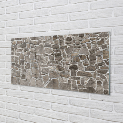 Szklany Panel Kamień beton cegła