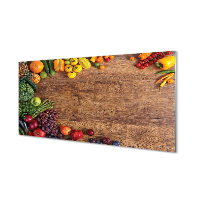 Panel nad Blat Kuchenny Kompozycja Szparagów i Owoców