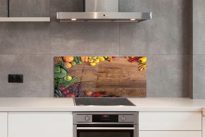 Panel nad Blat Kuchenny Kompozycja Szparagów i Owoców