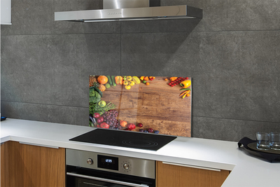 Panel nad Blat Kuchenny Kompozycja Szparagów i Owoców