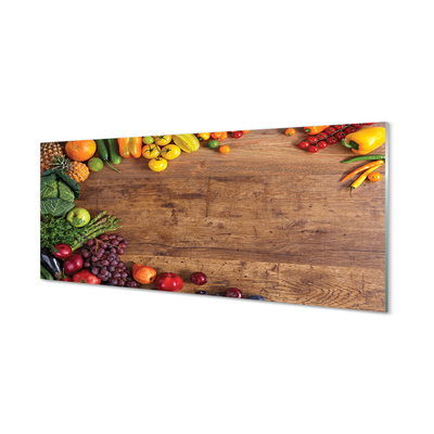 Panel nad Blat Kuchenny Kompozycja Szparagów i Owoców