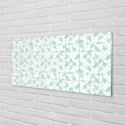 Panel szklany do Kuchni Nowoczesne Sześciany 3D