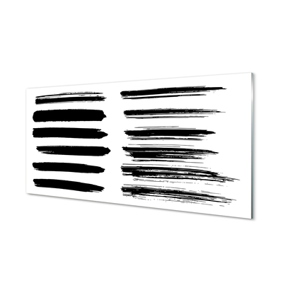 Panel Szklany Artystyczne Pociągnięcia Pędzlem