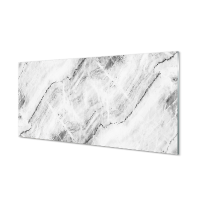 Panel szklany do Kuchni Marmurowa Struktura Ścienna