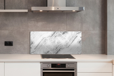 Panel szklany do Kuchni Marmurowa Struktura Ścienna