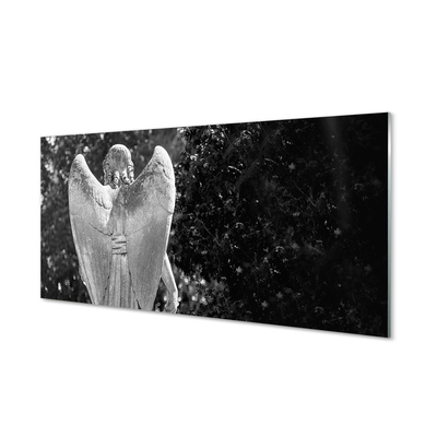 Szklany Panel Anioł skrzydła drzewa