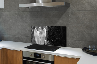 Szklany Panel Anielskie Skrzydła w Lesie