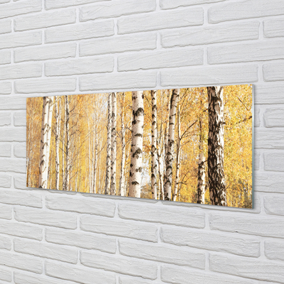 Panel szklany do Kuchni Barwy Jesiennego Lasu