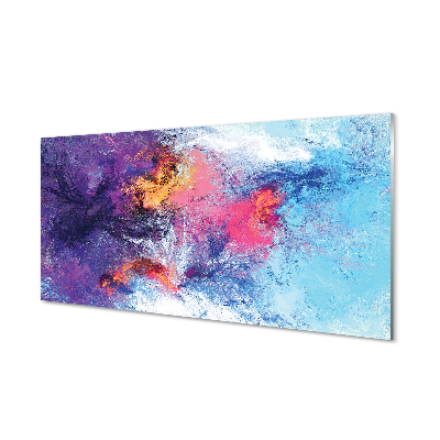 Panel nad Blat Kuchenny Kolorowe Mazy na Płótnie