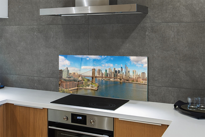 Panel szklany do Kuchni Most i Panorama Metropolii