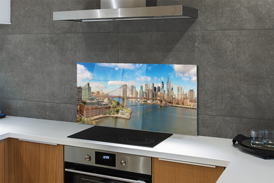 Panel szklany do Kuchni Most i Panorama Metropolii