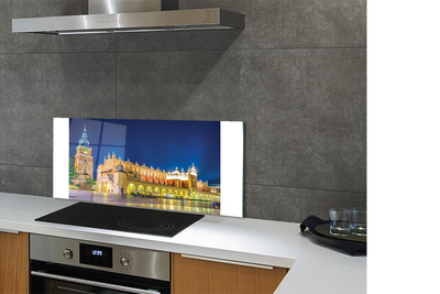 Panel Szklany Nocne Sukiennice w Krakowie