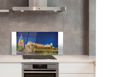 Panel Szklany Nocne Sukiennice w Krakowie