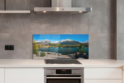 Panel nad Blat Kuchenny Górskie Jezioro wśród Szczytów