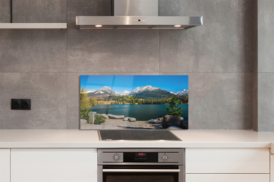 Panel nad Blat Kuchenny Górskie Jezioro wśród Szczytów