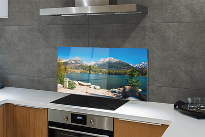 Panel nad Blat Kuchenny Górskie Jezioro wśród Szczytów