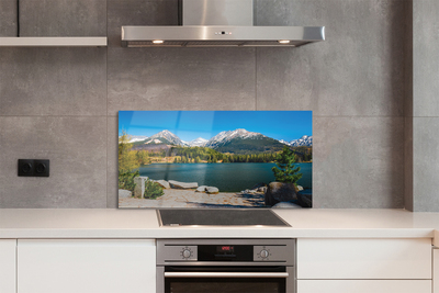 Panel nad Blat Kuchenny Górskie Jezioro wśród Szczytów