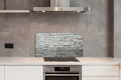 Szkło do Kuchni na Ścianę Wyrazista Struktura Kamienia