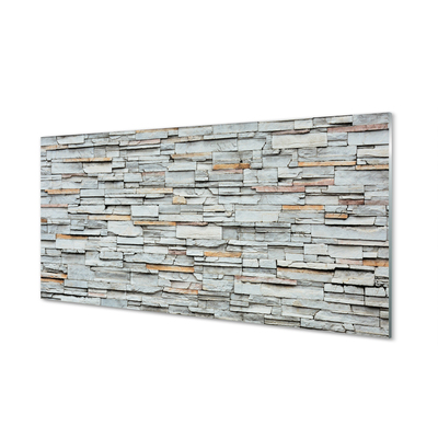 Szkło do Kuchni na Ścianę Wyrazista Struktura Kamienia