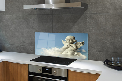 Szklany Panel Niebiański Anioł wśród Chmur