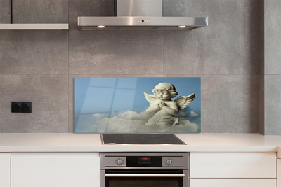 Szklany Panel Niebiański Anioł wśród Chmur