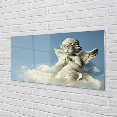 Szklany Panel Anioł chmury niebo