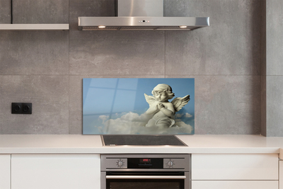 Szklany Panel Niebiański Anioł wśród Chmur