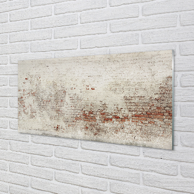 Szklany Panel Mur z Wyrazistej Cegły