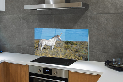 Szkło do Kuchni na Ścianę Jednorożec na Magicznej Polanie