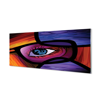 Szklany Panel Oko obraz