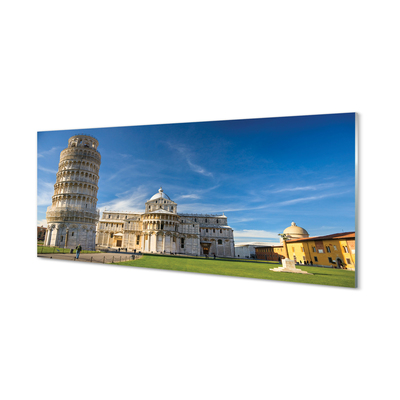 Panel Szklany Włochy Krzywa wieża katedra