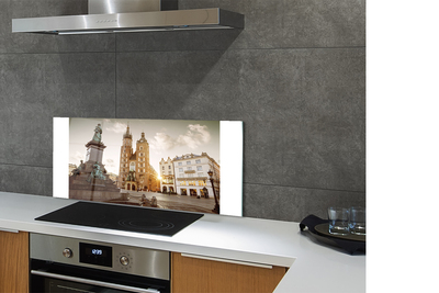 Szkło do Kuchni na Ścianę Krakowski Pomnik i Bazylika