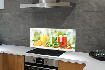 Szklany Panel Owocowy Duet Truskawki i Kiwi