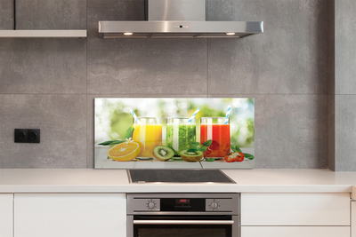 Szklany Panel Owocowy Duet Truskawki i Kiwi